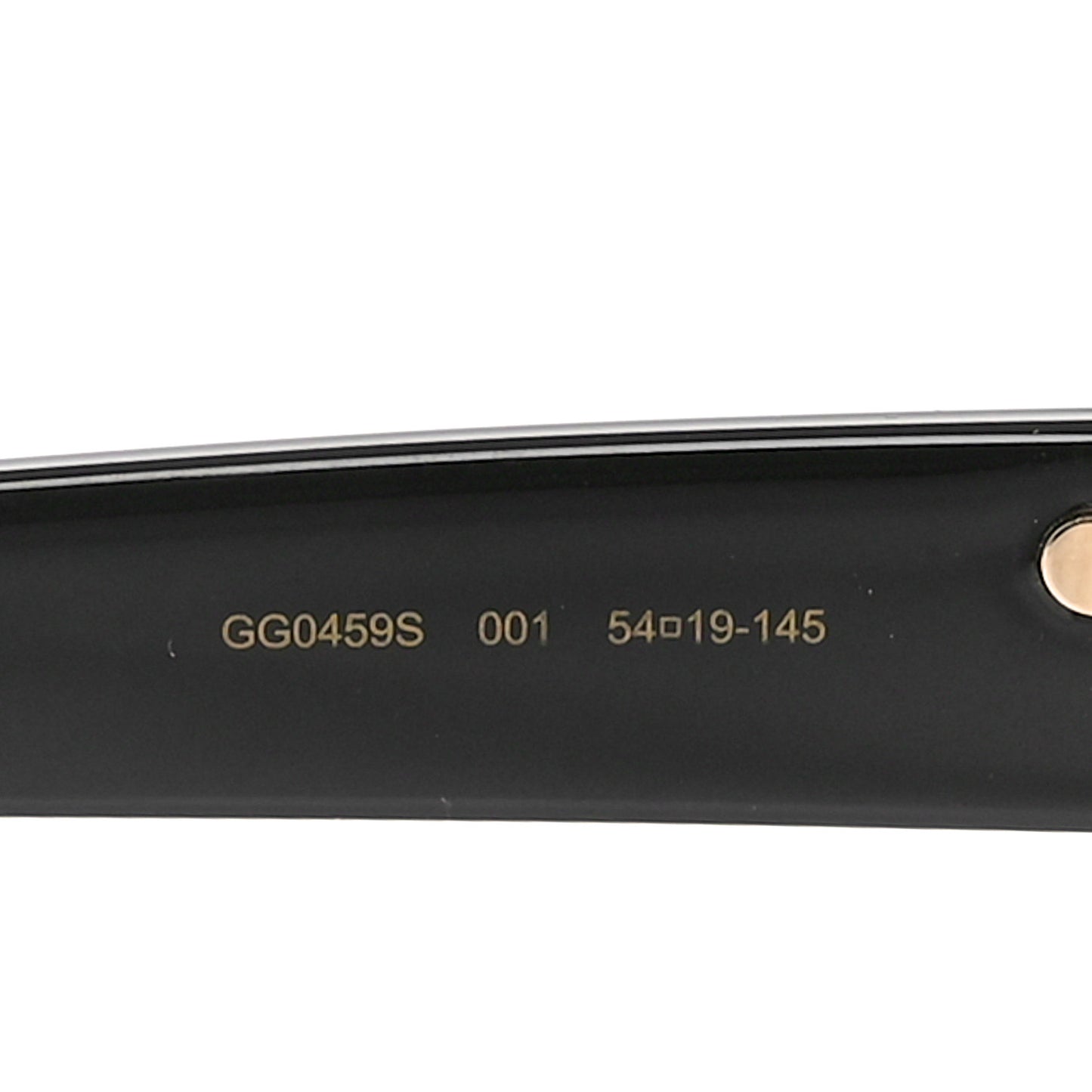 Acetate Square Frame Sunglasses GG0459S Black