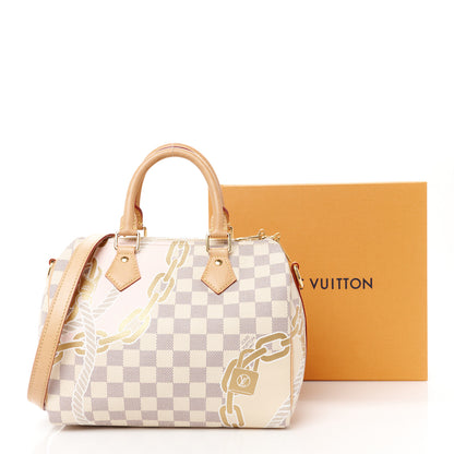 Louis Vuitton Damier Azur Nautical Speedy Bandouliere 25 12 of 12