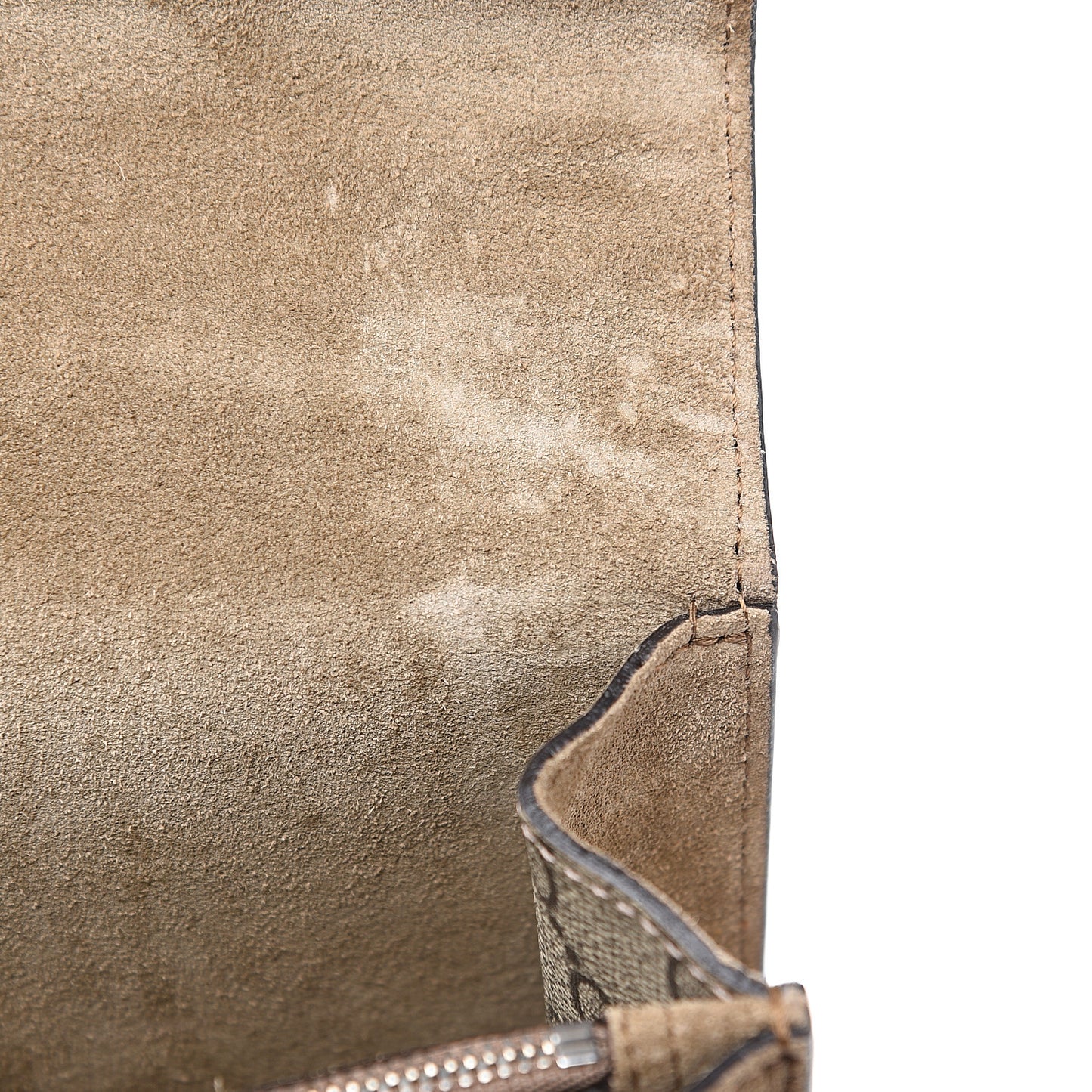 GG Supreme Monogram Small Dionysus Shoulder Bag Taupe