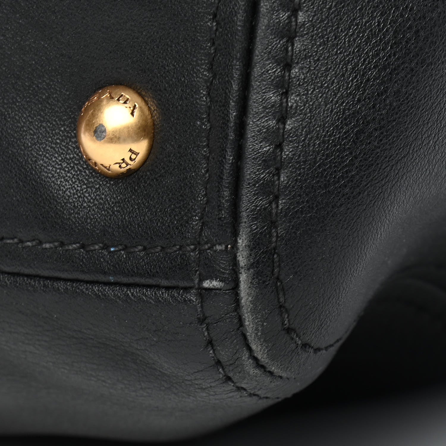 Prada Soft Calfskin Tote Black 8 of 10
