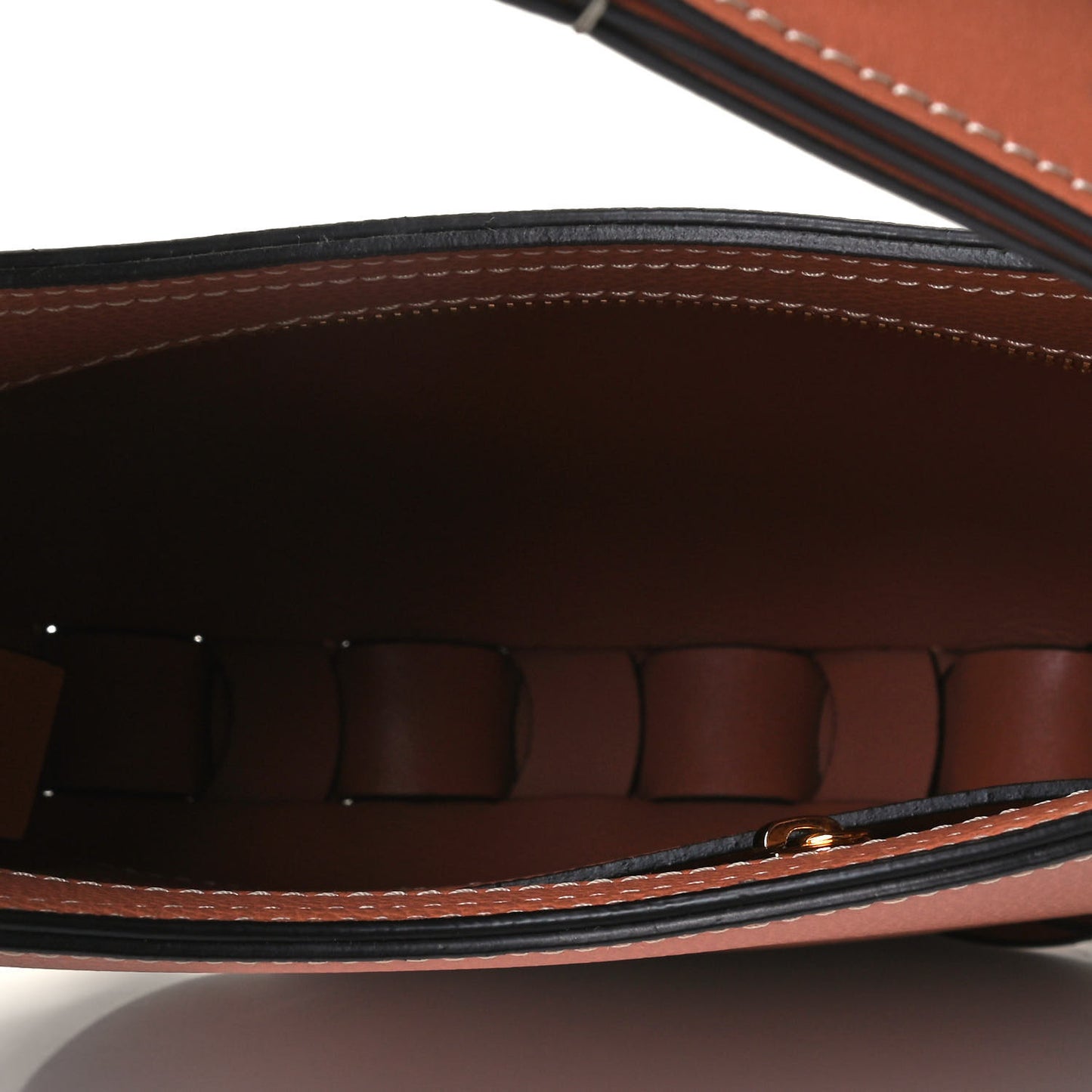 Small Grain Smooth Calfskin Small Darryl Hobo Muted Brown