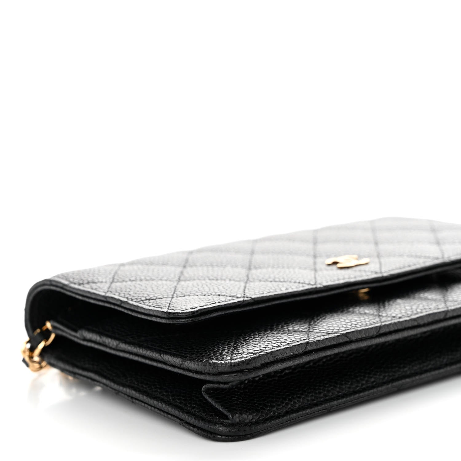 Chanel Caviar Quilted Wallet on Chain WOC Black 10 of 11