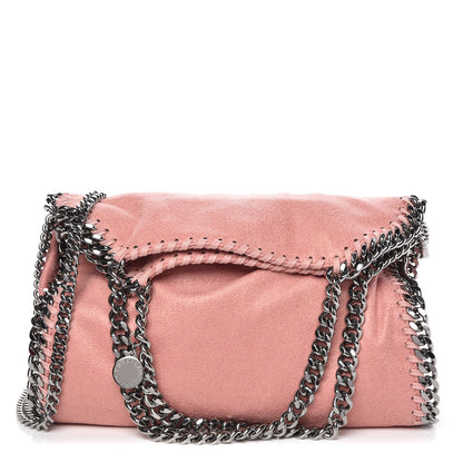 Stella McCartney Shaggy Deer Mini Falabella Fold Over Tote Pink 1 of 8