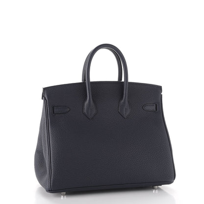 Hermes Togo Birkin 25 Bleu Nuit 3 of 37