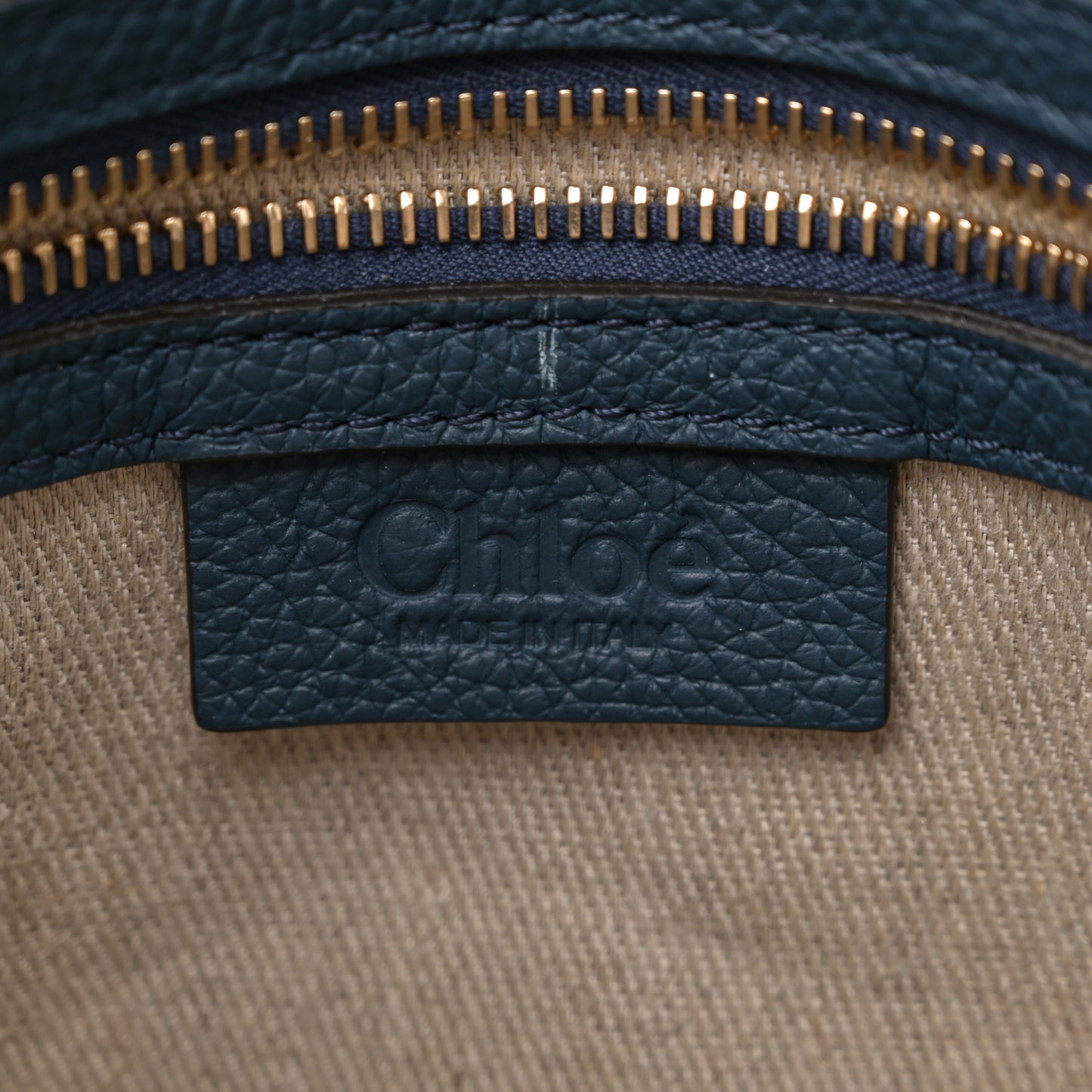 Calfskin Braided Medium Marcie Double Carry Navy