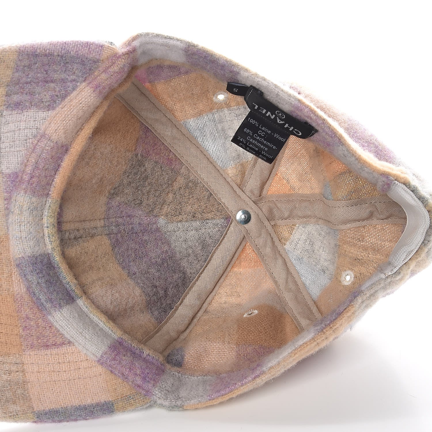 Chanel Wool CC Cap Hat S Multicolor 5 of 8