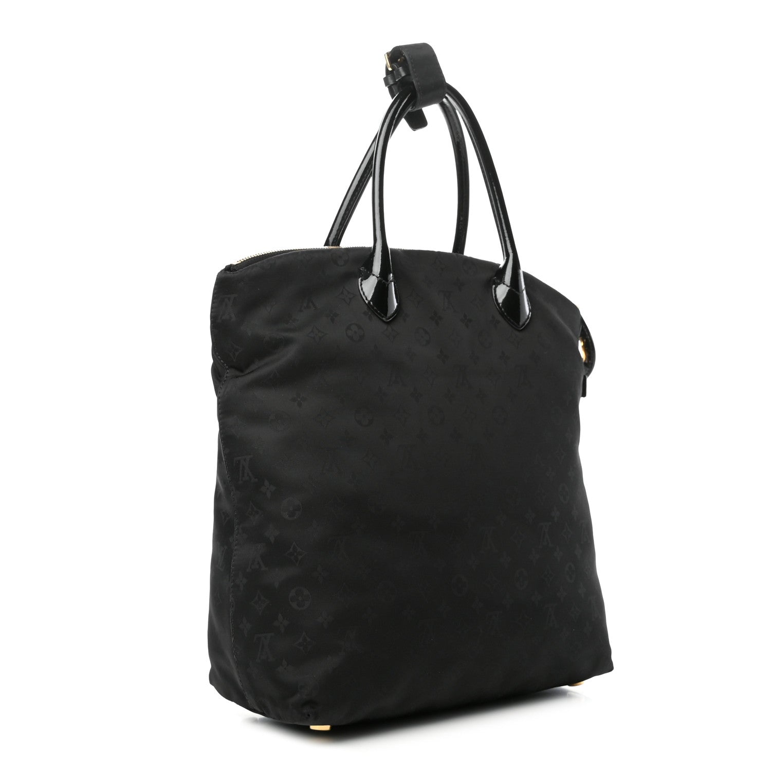 Louis Vuitton Monogram Nylon Desire Lockit Vertical MM Black 2 of 4