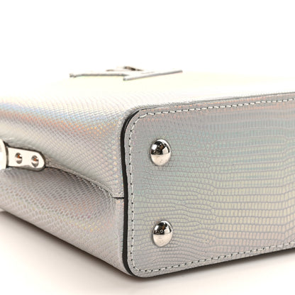 Louis Vuitton Iridescent Lizard Capucines Mini 8 of 10