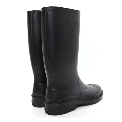 Chanel Caoutchouk CC High Boots 37 Black 5 of 9