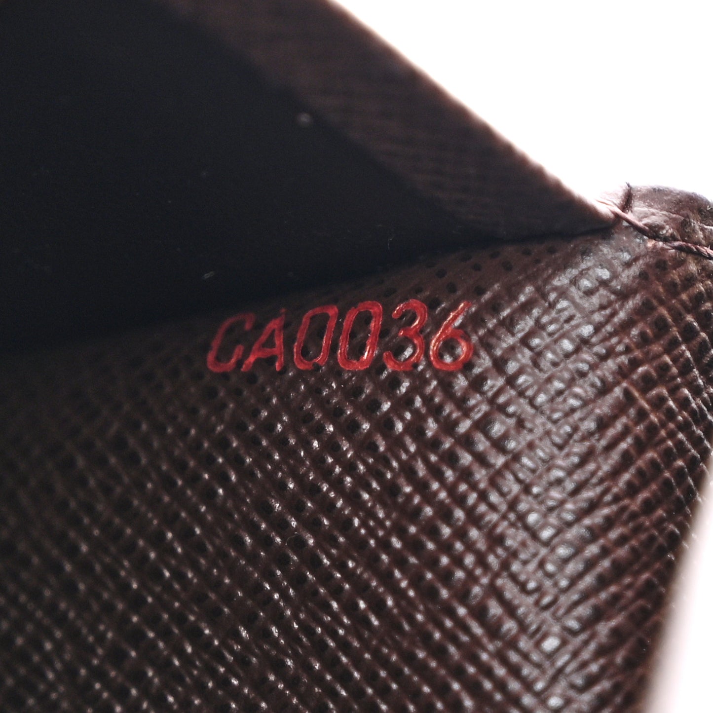 Damier Ebene Porte-Monnaie Billets Tresor Wallet