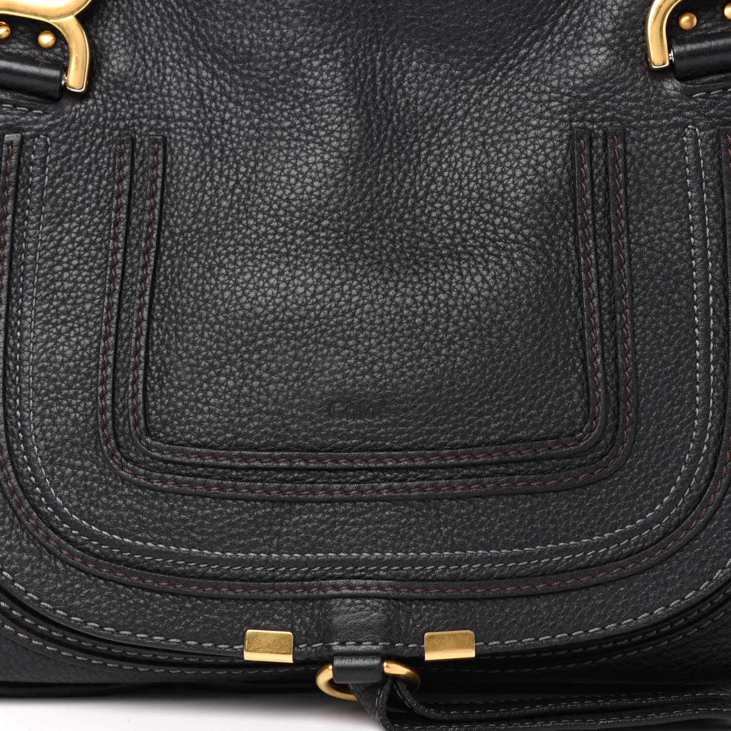 Chloe Calfskin Medium Marcie Satchel Black 11 of 11