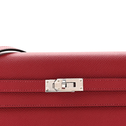Hermes Epsom Kelly Wallet To Go Rouge Grenat 8 of 12