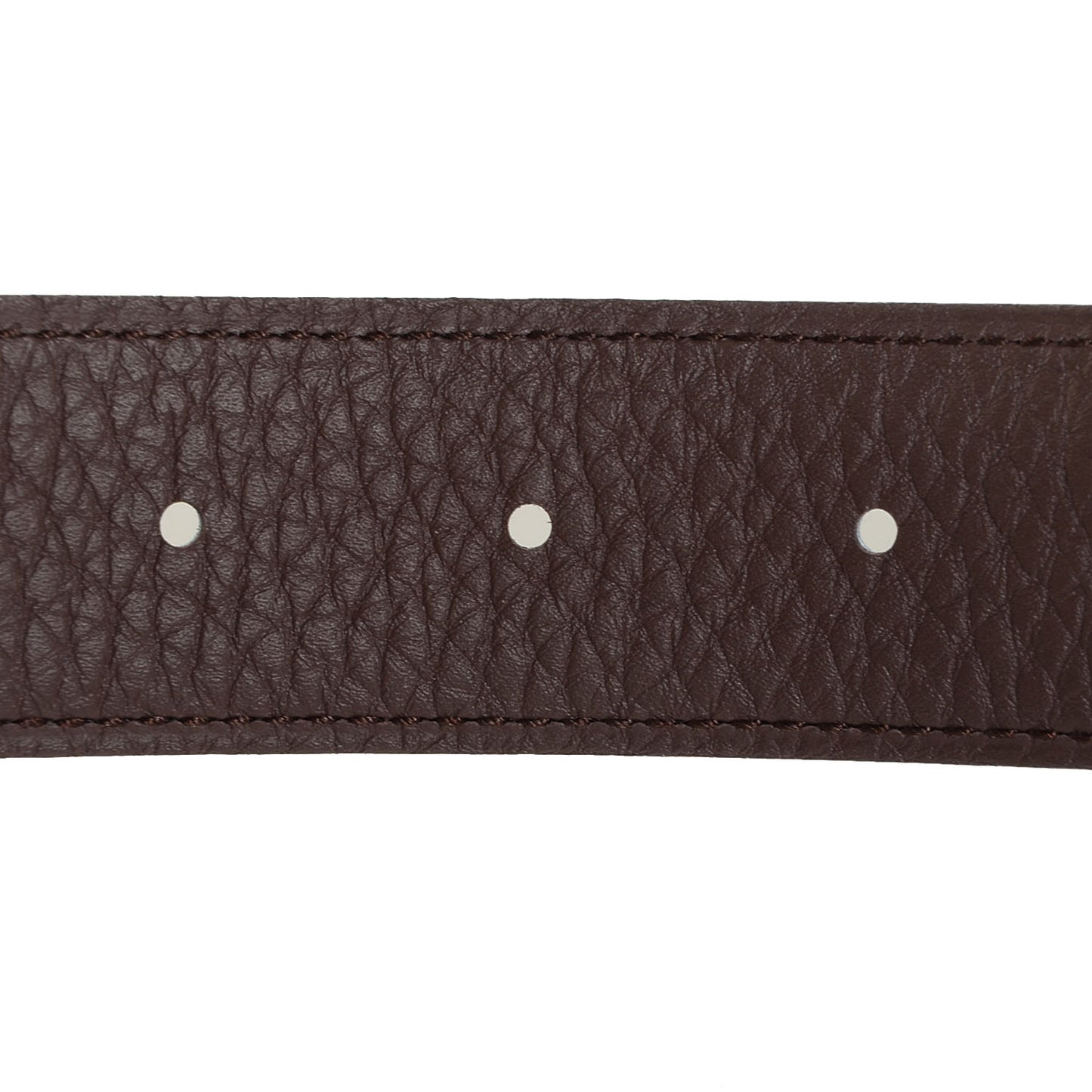 Box Togo 32mm Constance Brushed H Reversible Belt 90 Black Chocolate