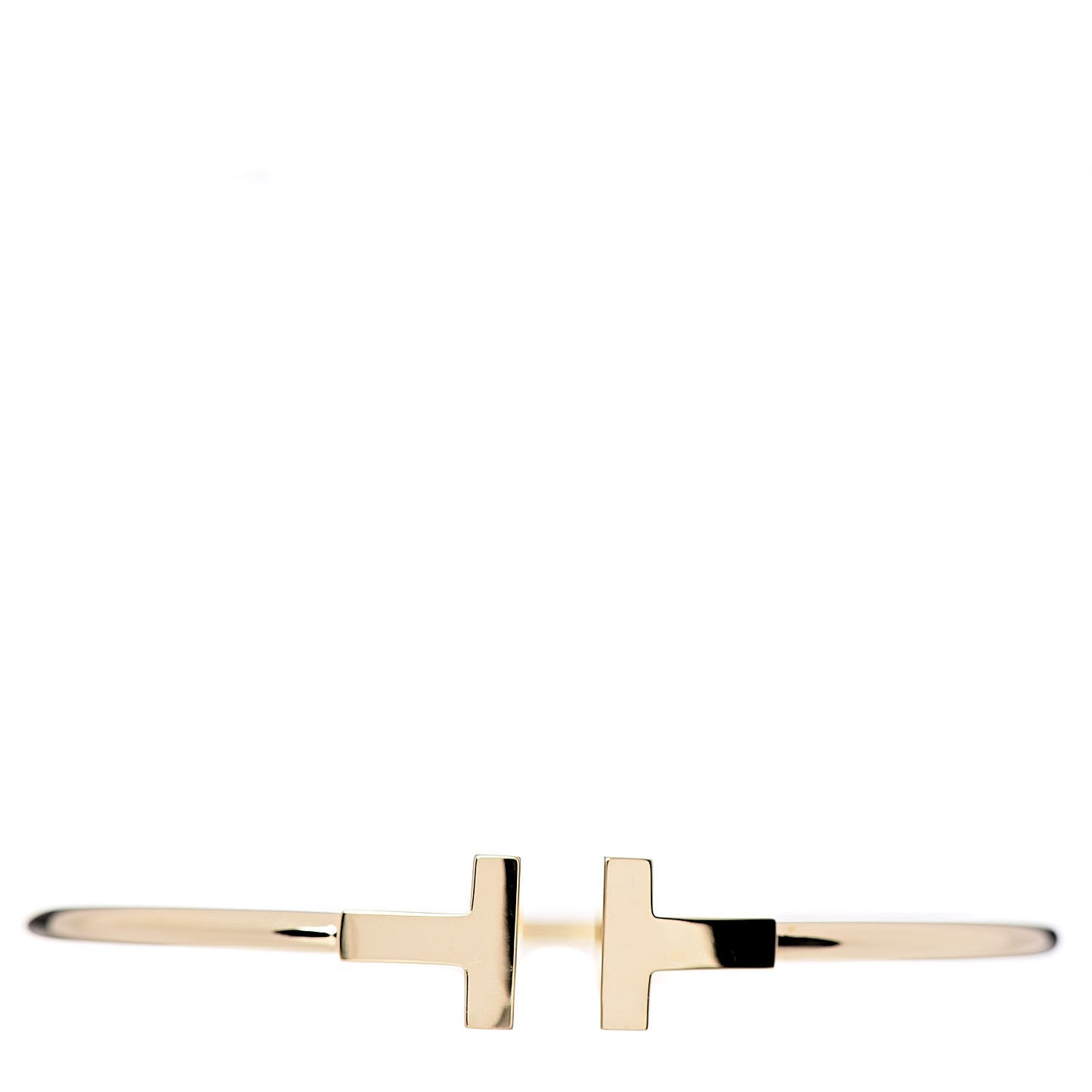18K Yellow Gold T Wire Bracelet