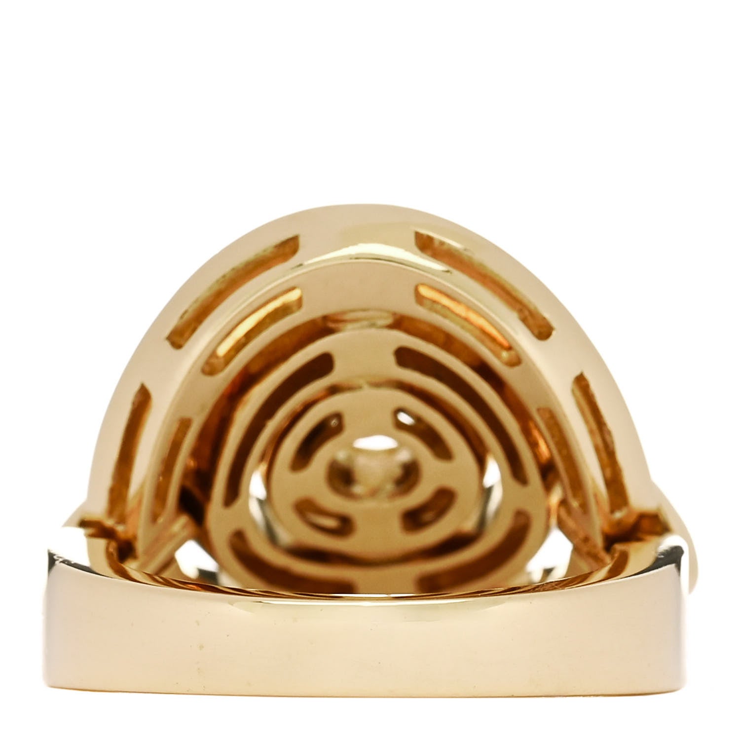 Bulgari 18K Yellow Gold Astrale Cerchi Ring 50 5.5 4 of 6