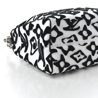 Louis Vuitton X UF Tufted Monogram Speedy Bandouliere 25 White Black 6 of 9