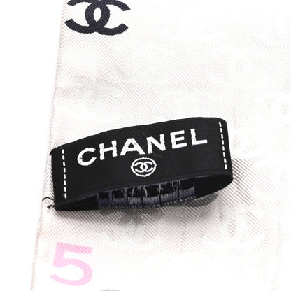 Chanel Silk CC Slim Bandeau Pink Ecru Black 3 of 3