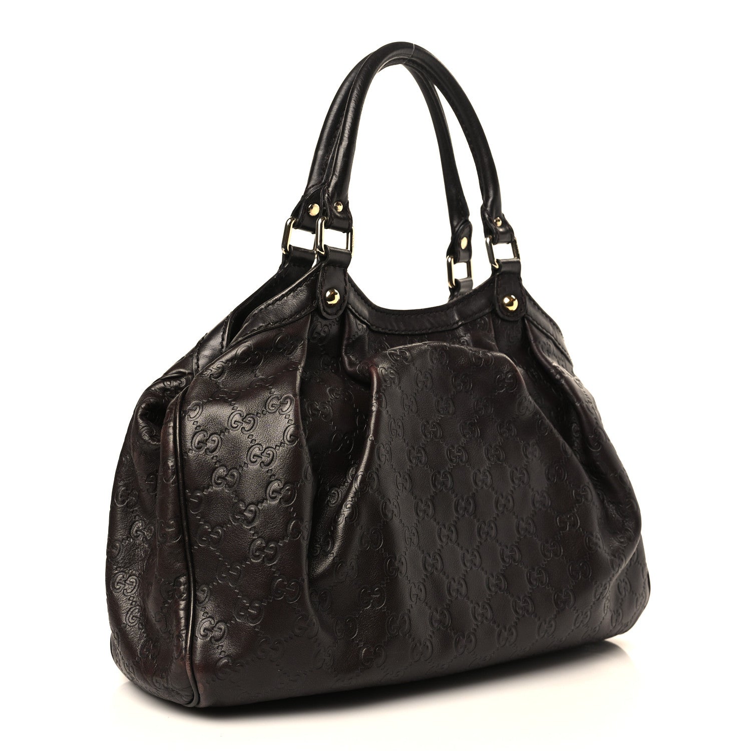 Gucci Guccissima Medium Sukey Tote Brown 3 of 13