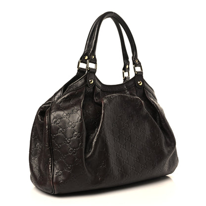 Gucci Guccissima Medium Sukey Tote Brown 3 of 13