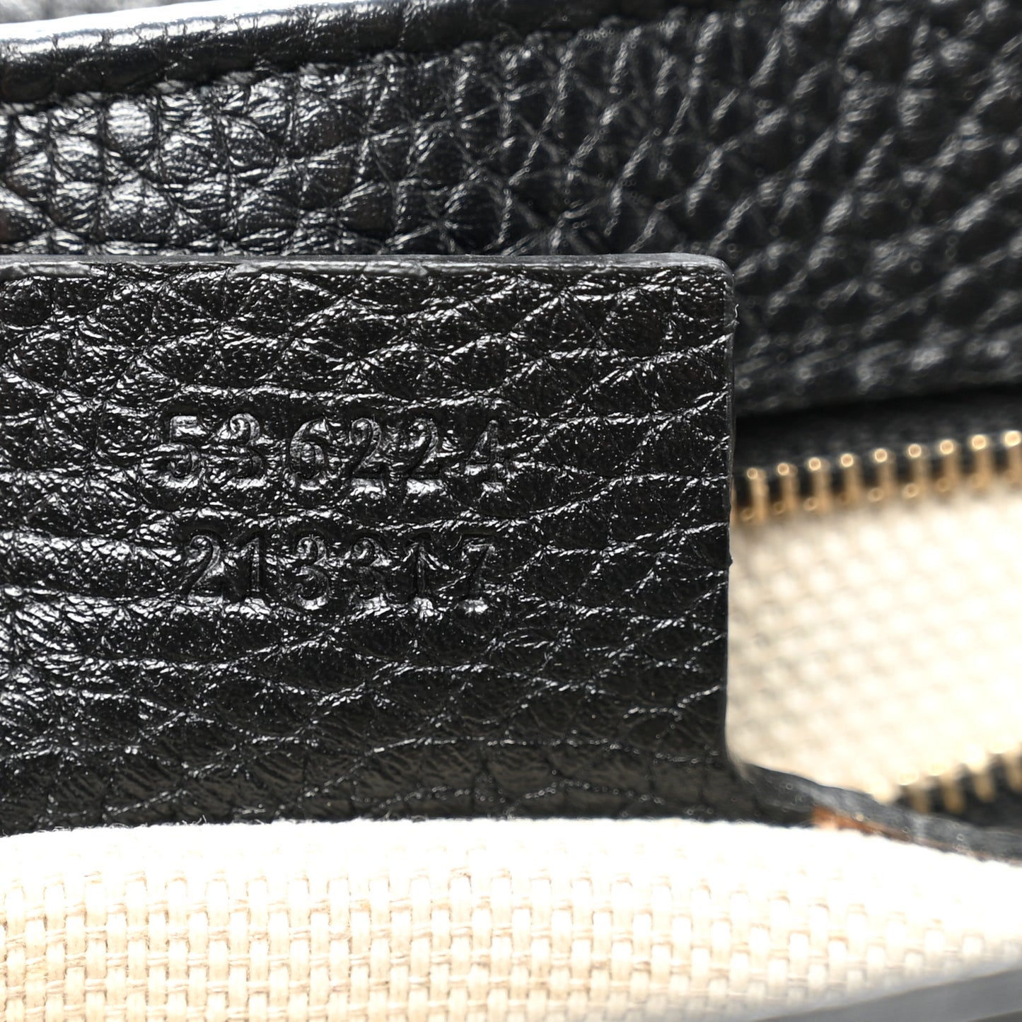 Pebbled Calfskin Medium Soho Flap Crossbody Black