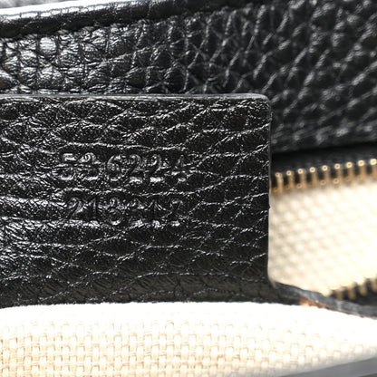Gucci Pebbled Calfskin Medium Soho Flap Crossbody Black 7 of 10