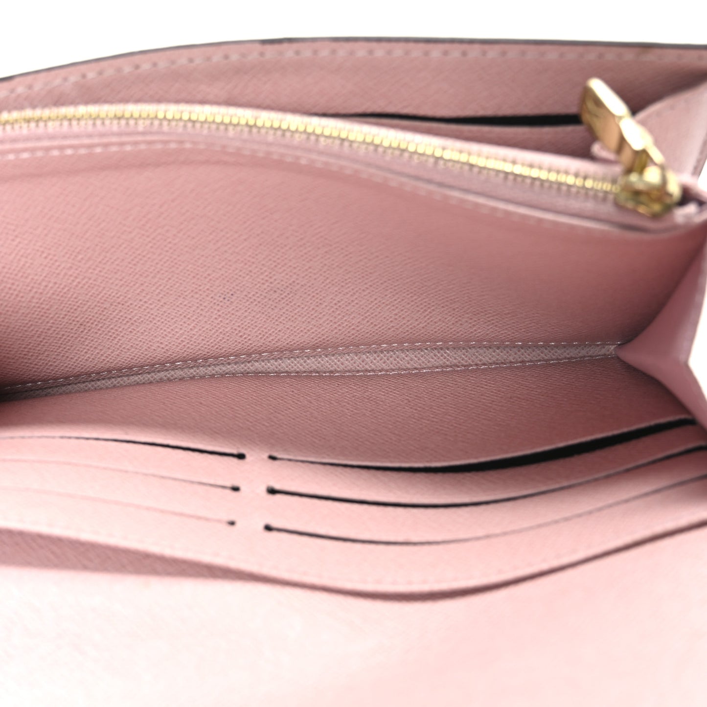 Damier Ebene Sarah Wallet NM Rose Ballerine