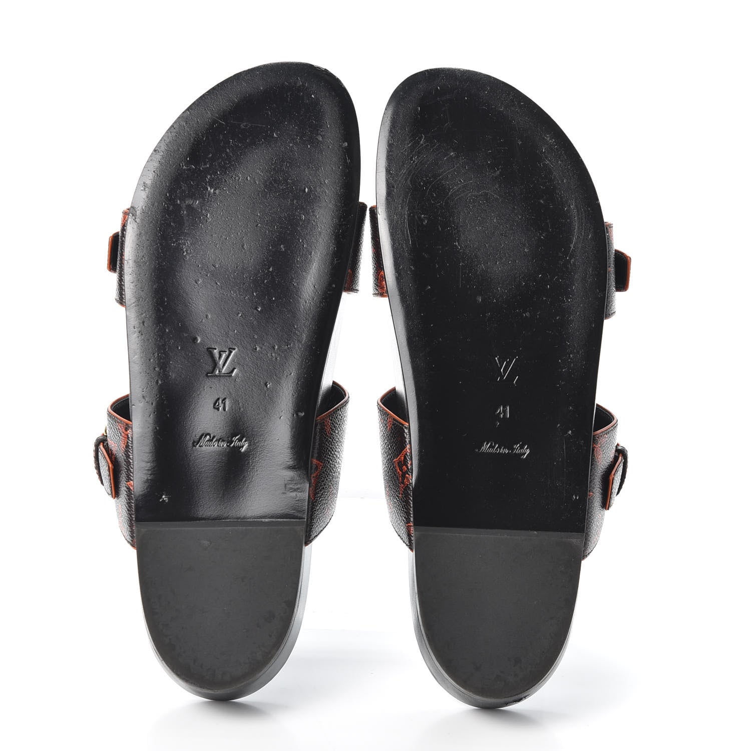Louis Vuitton Catogram Bom Dia Flat Mule 41 Black Marron 5 of 10