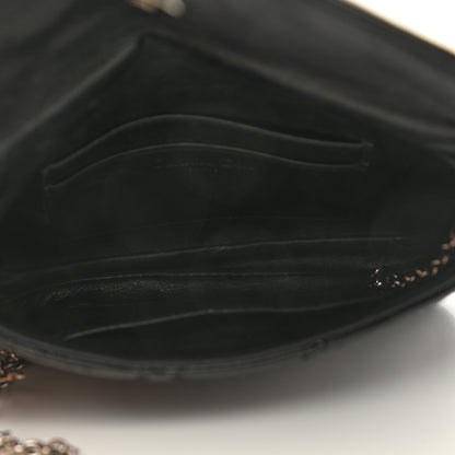 Christian Dior Patent Cannage Lady Dior Pochette Black 4 of 8