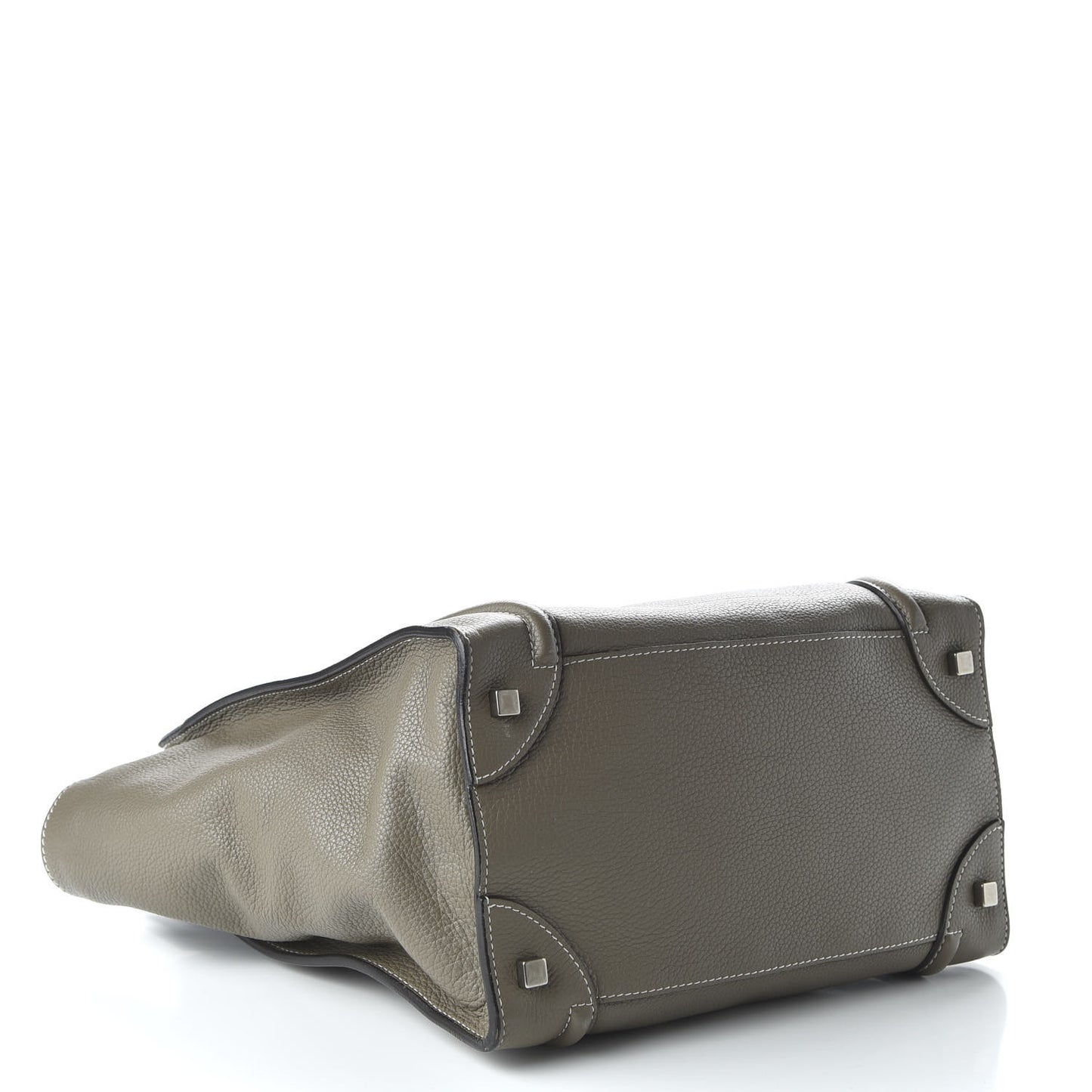 Pebbled Calfskin Mini Luggage Souris