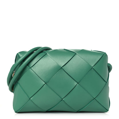 Bottega Veneta Lambskin Maxi Intreccio Small Cassette Camera Bag Mermaid 1 of 8