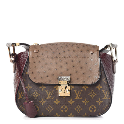 Louis Vuitton Ostrich Lizard Exotique Majestueux Shoulder Bag Bordeaux 1 of 9