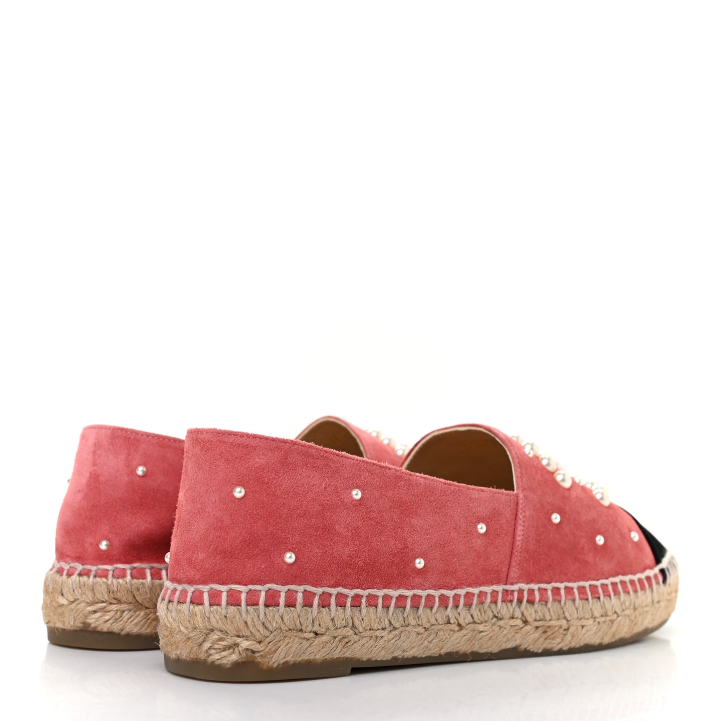 Suede Pearl CC Espadrilles 39 Pink