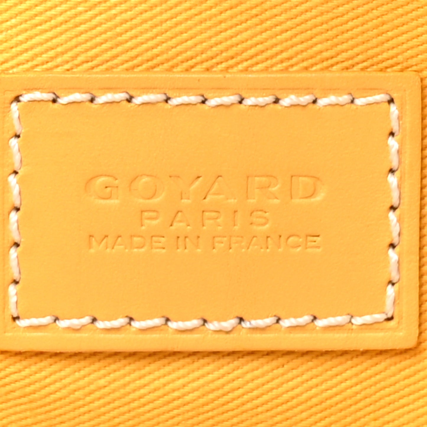 Goyardine Senat Pochette GM Yellow