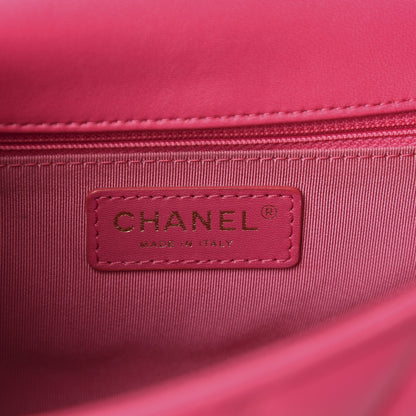 Chanel Lambskin Quilted Medium Mademoiselle Chic Flap Pink 16 of 19