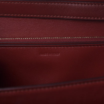 Celine Box Calfskin Medium Classic Box Flap Bag Red 9 of 9