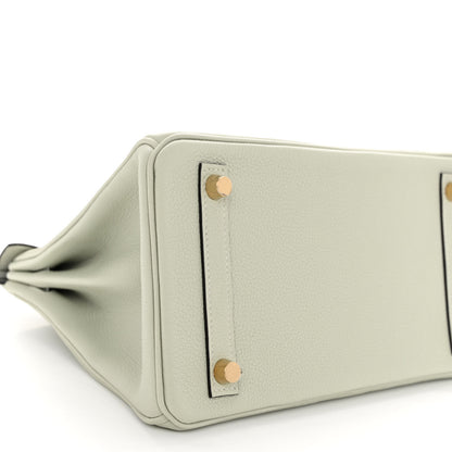 Hermes Togo Birkin 25 Gris Neve 8 of 12
