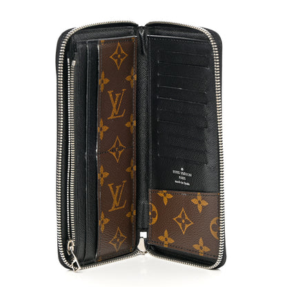 Louis Vuitton Monogram Macassar Vertical Zippy Wallet 5 of 10