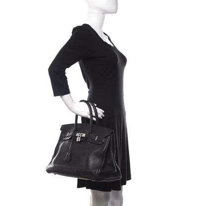 Hermes Togo Birkin 35 Black 2 of 15