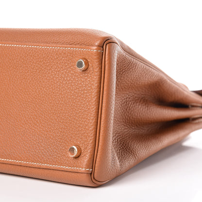 Hermes Togo Kelly Retourne 35 Gold 6 of 11