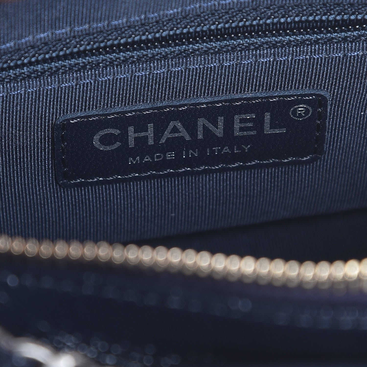 Chanel Tweed Calfskin Small Gabrielle Hobo Navy 7 of 9