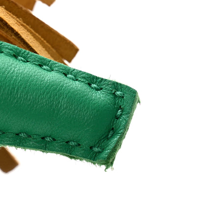 Hermes Milo Lambskin Grigri Rodeo Pegase Horse Bag Charm PM Menthe Sesame Bleu Brume 5 of 6