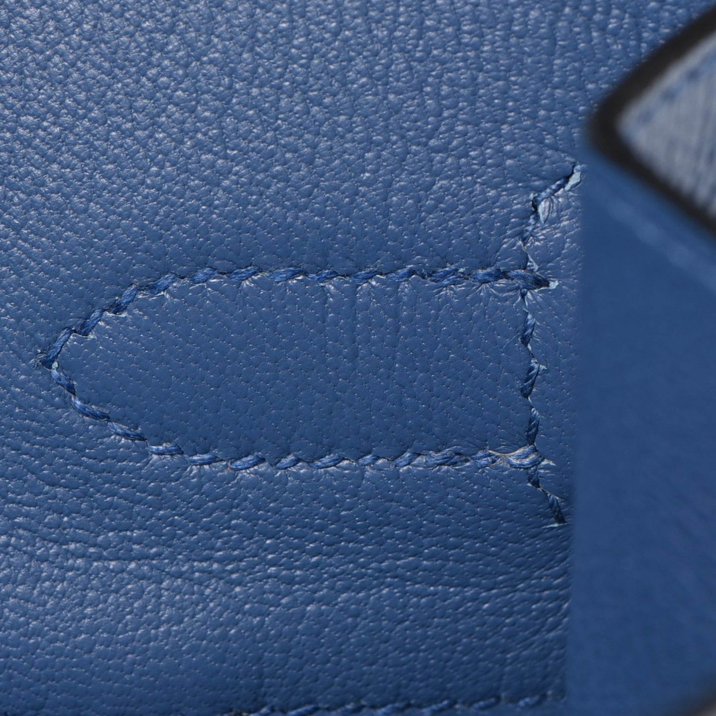 Epsom Birkin 35 Bleu Agate