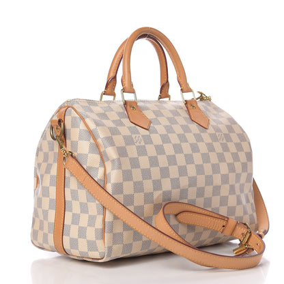 Louis Vuitton Damier Azur Speedy Bandouliere 30 2 of 12