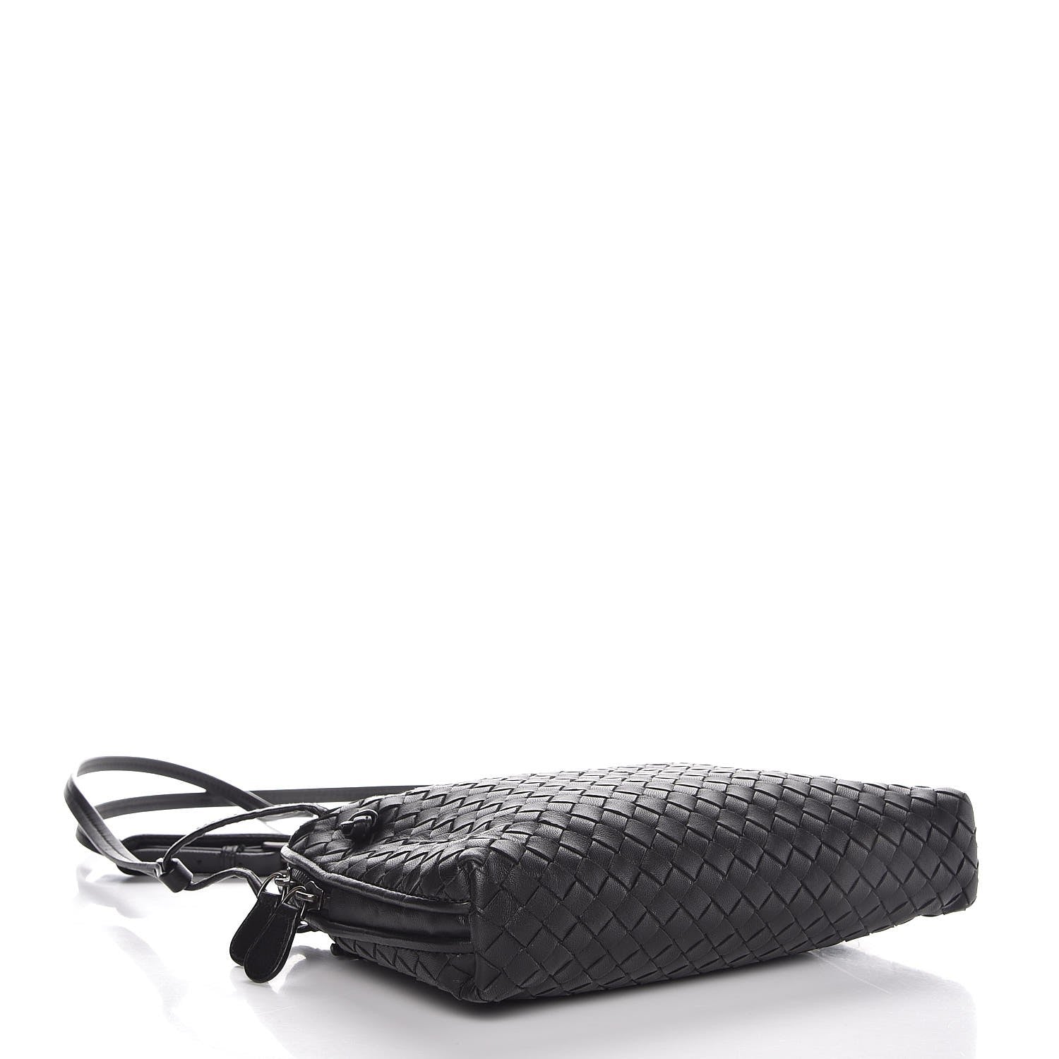Bottega Veneta Nappa Intrecciato Pillow Crossbody Messenger Black 4 of 8