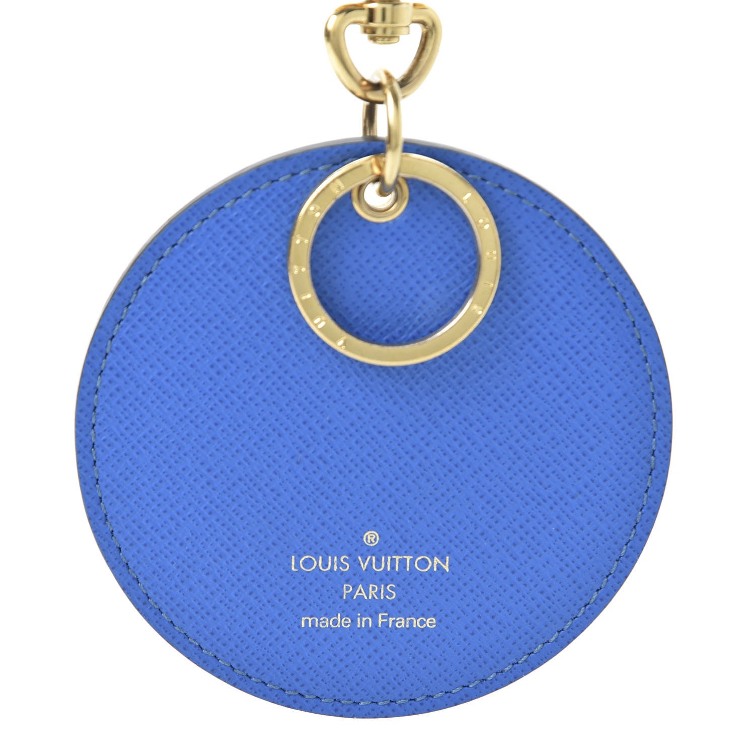 Louis Vuitton Monogram 2019 Christmas Animation Venice Bag Charm Key Ring Blue 4 of 6