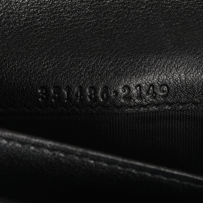 Gucci Patent Soho Compact Disco Zip Around Wallet Black 7 of 11
