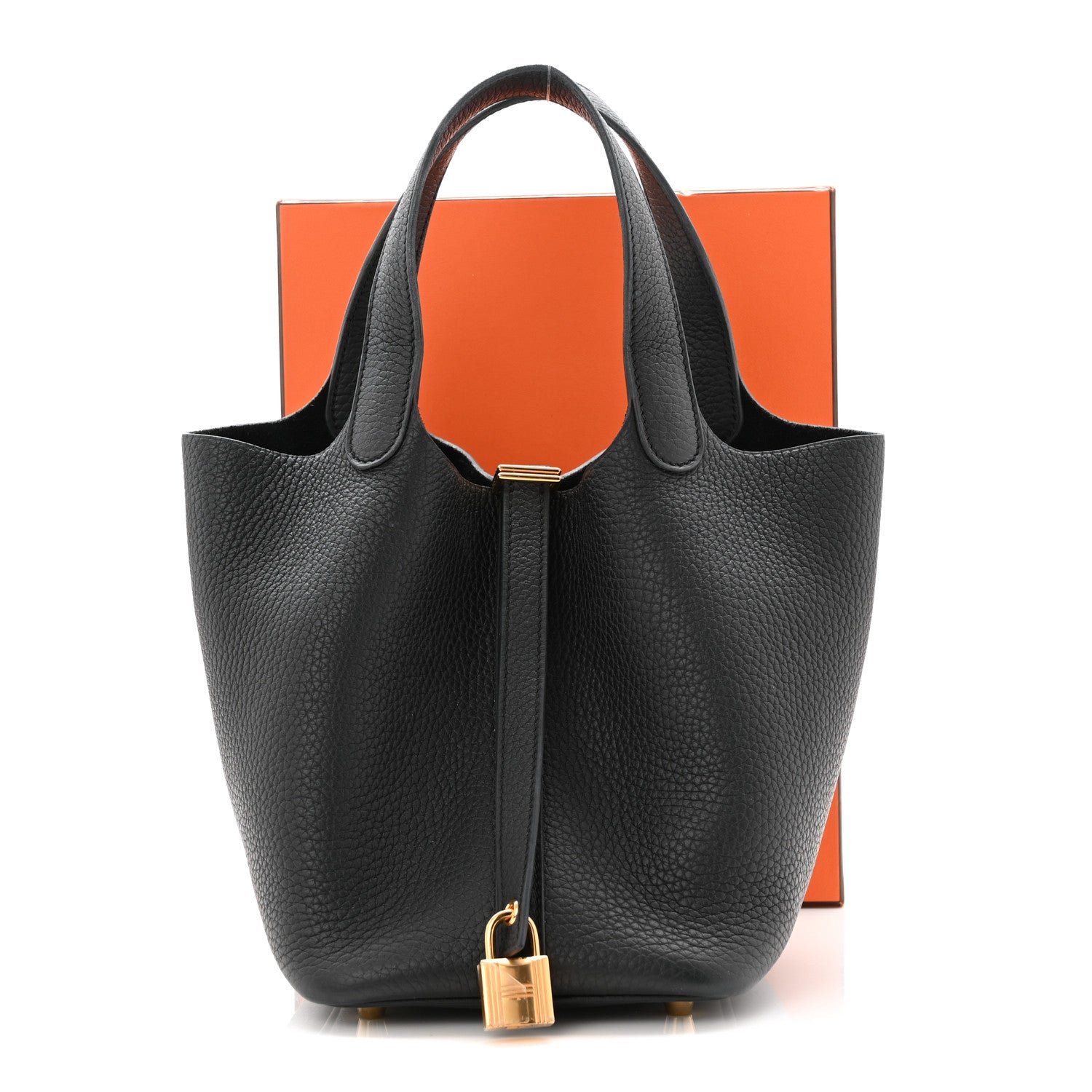 Hermes Taurillon Clemence Picotin Lock 18 PM Black 11 of 11