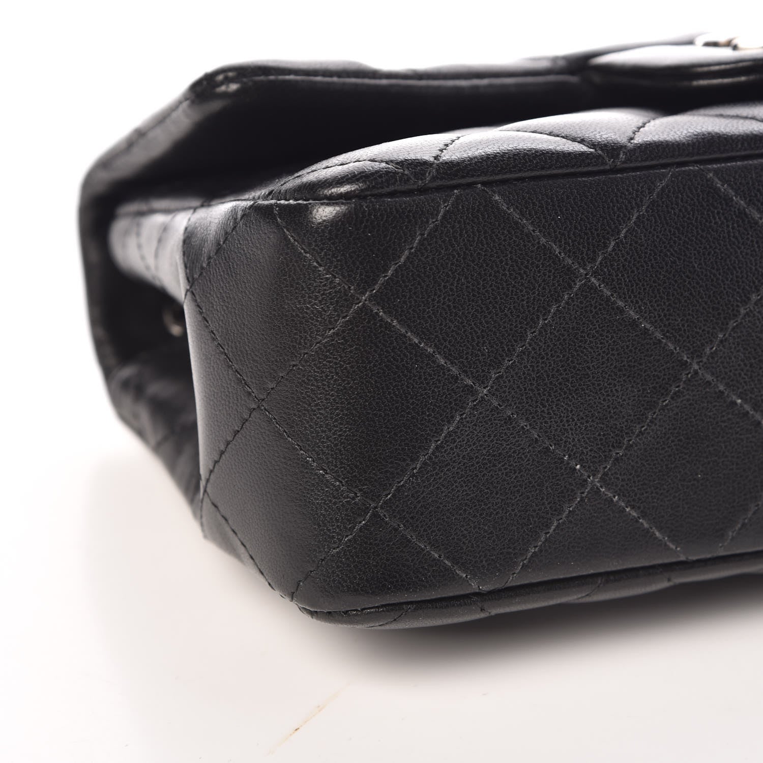 Chanel Lambskin Quilted Mini Rectangular Flap Black 8 of 9