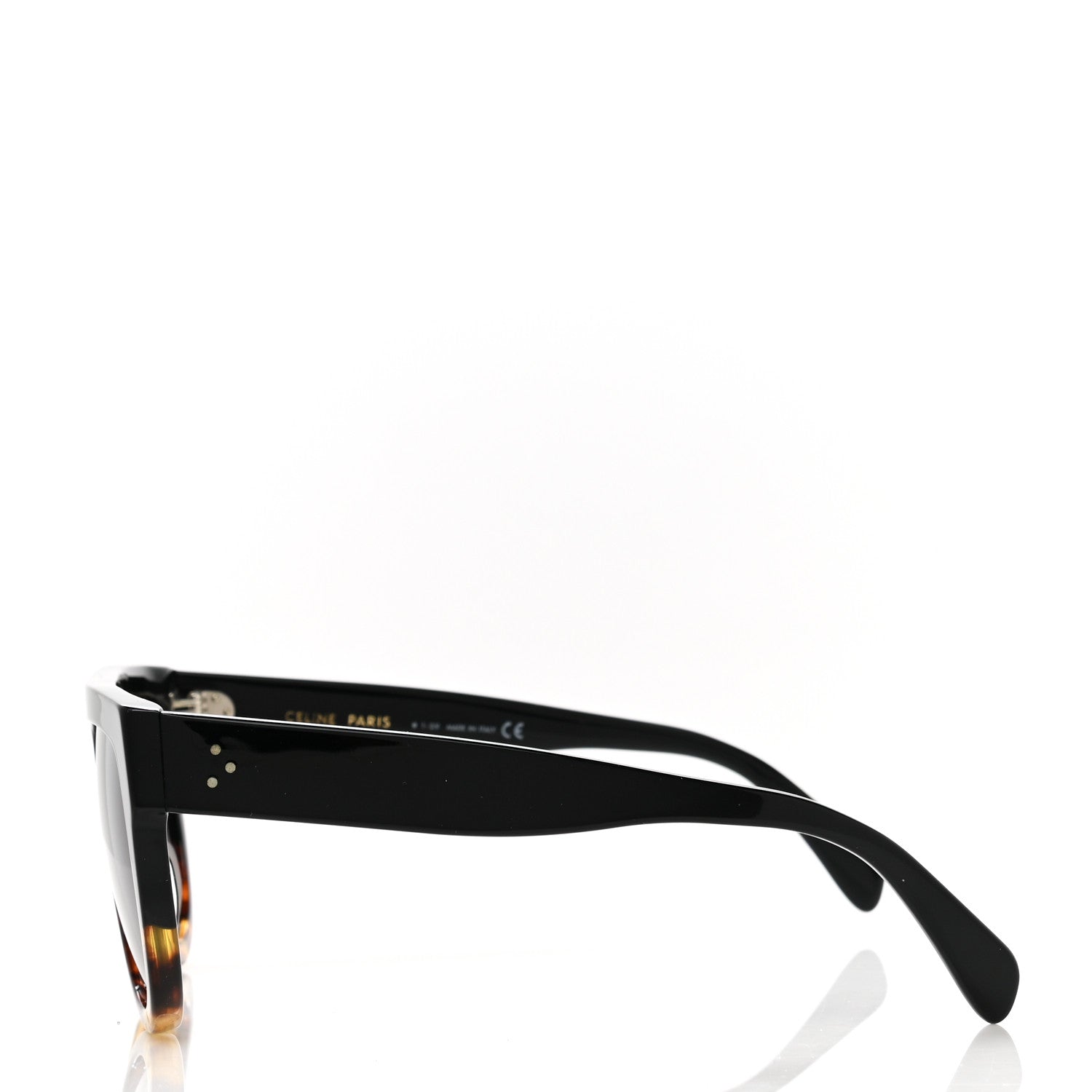 Celine Shadow Sunglasses CL 41026/S Black Havana 3 of 7