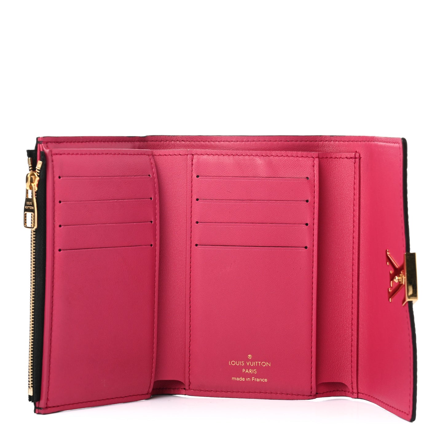Taurillon Capucines Compact Wallet Black